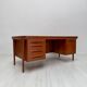 1960s Danish design teak executive writing desk by Ib Kofod-Larsen