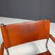 Vintage chrome and leather chair