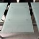 Calligaris oval table with glass extension