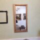 Gilded wooden mirror 93X46