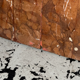 Dining table in vintage alicante red marble