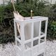 Porte parapluie/canne en Bois bistrot Patine 1900 Shabby Gustavien