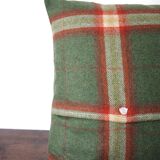 Tartan cushion cover