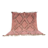 Moroccan geometric rug pink 150/250cm