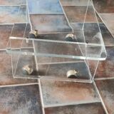 Plexiglas coffee table 70 David Lange