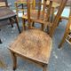 Set of 15 vintage curved wood coffee bistro chairs