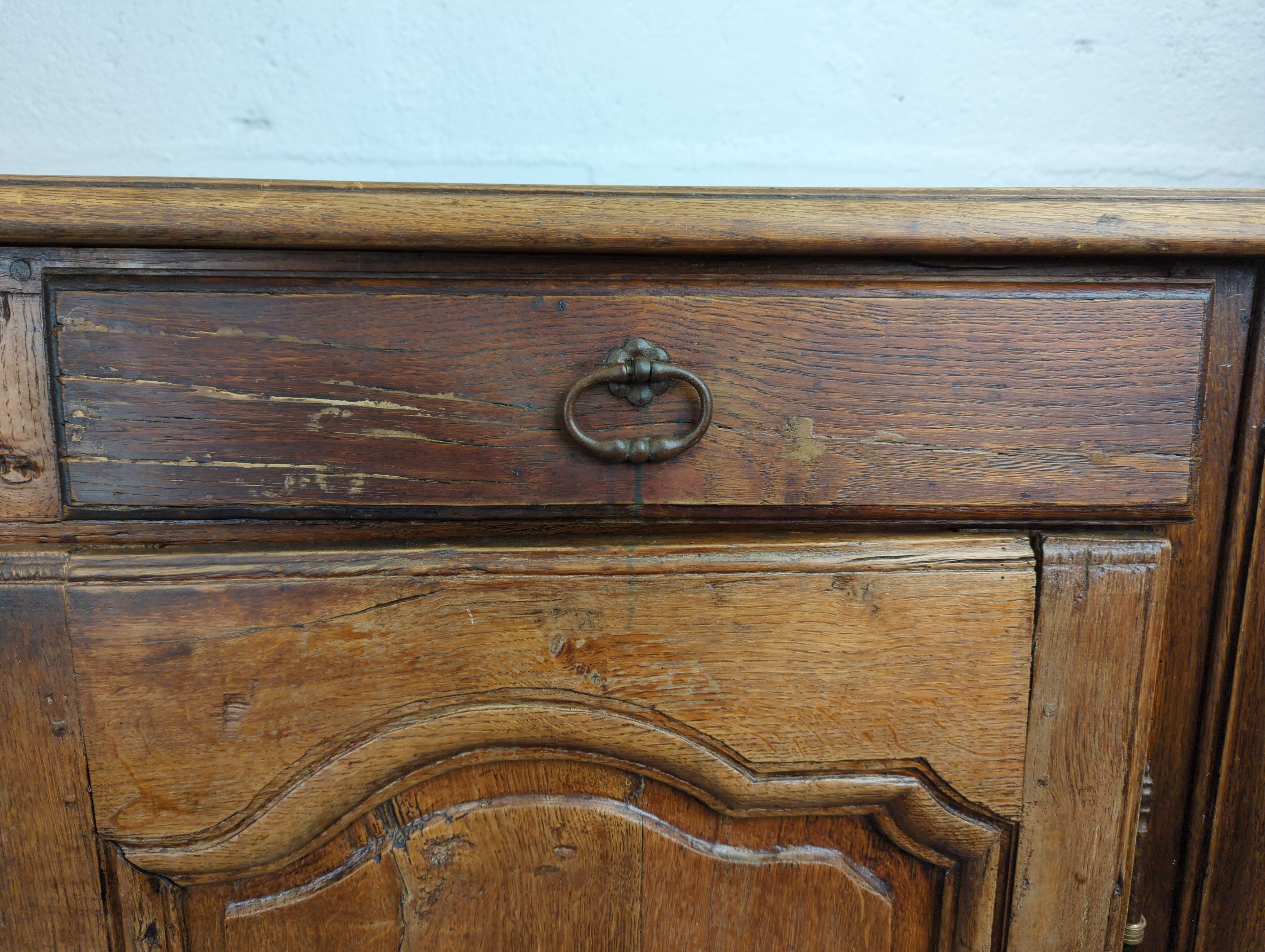 Antique sideboard two oak doors