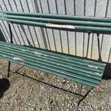 Folding exterior bench