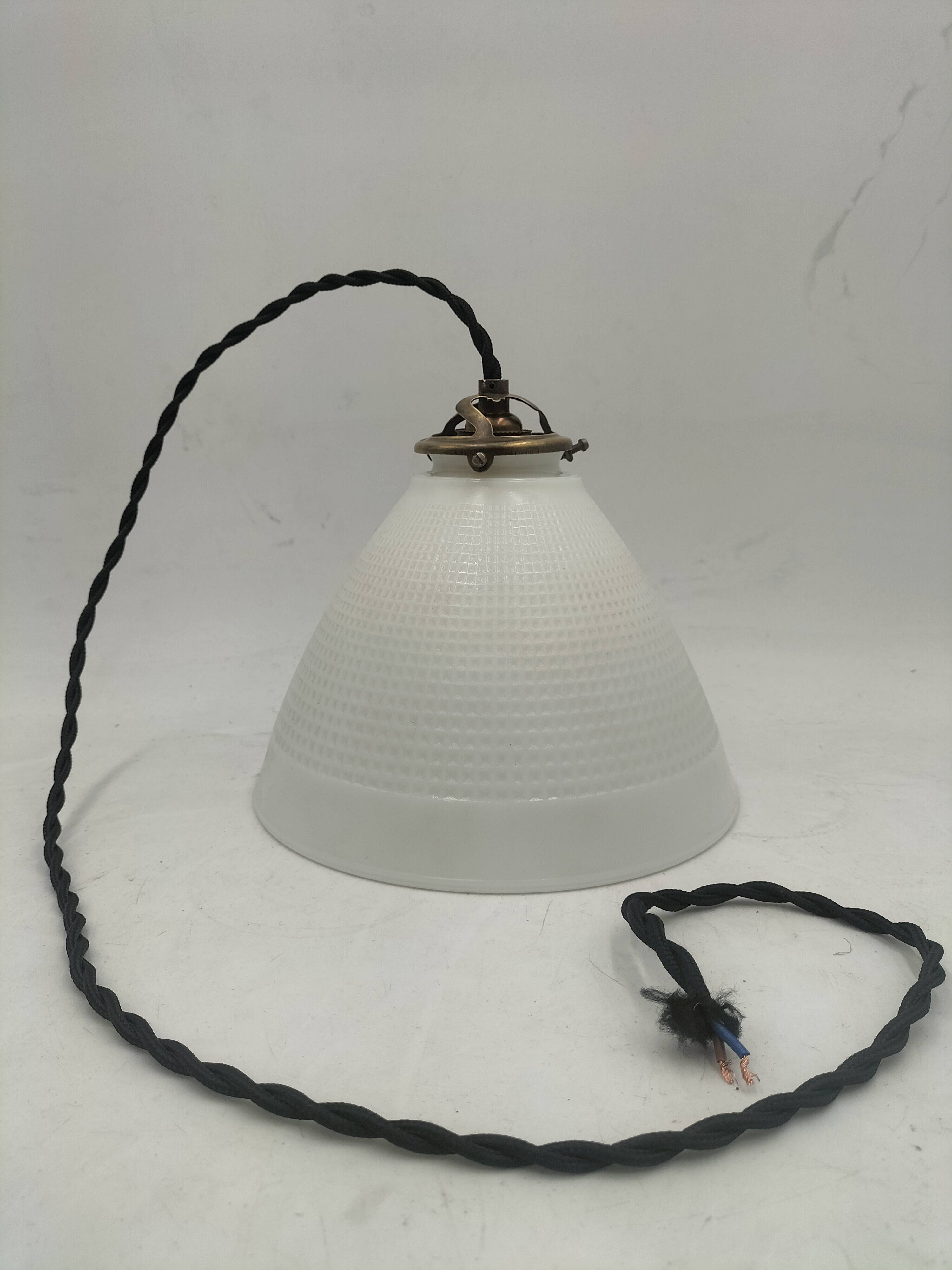 Opaline pendant light