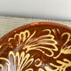 Glazed terracotta salad bowl