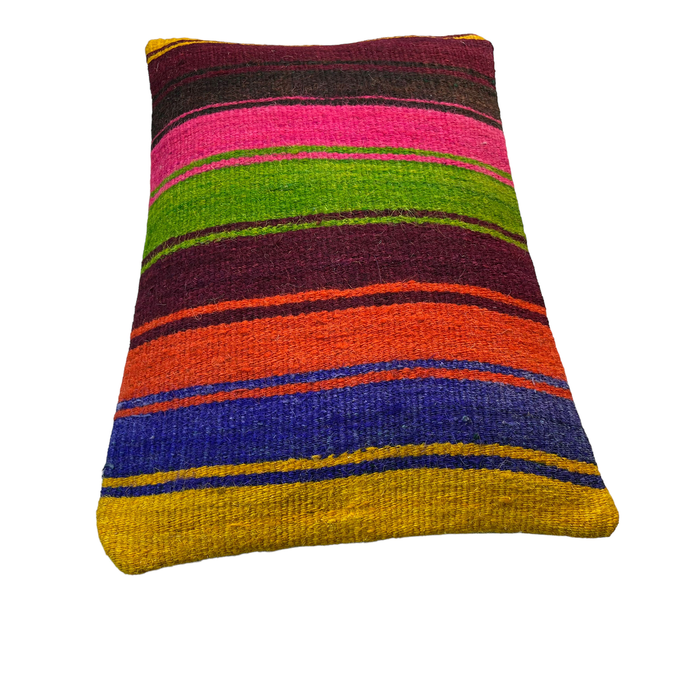 Vintage turkish kilim cushion cover 30x50cm