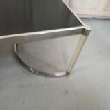 Plexiglas and iron coffee table