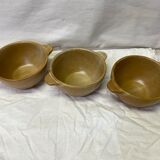Set of 3 stoneware bowls