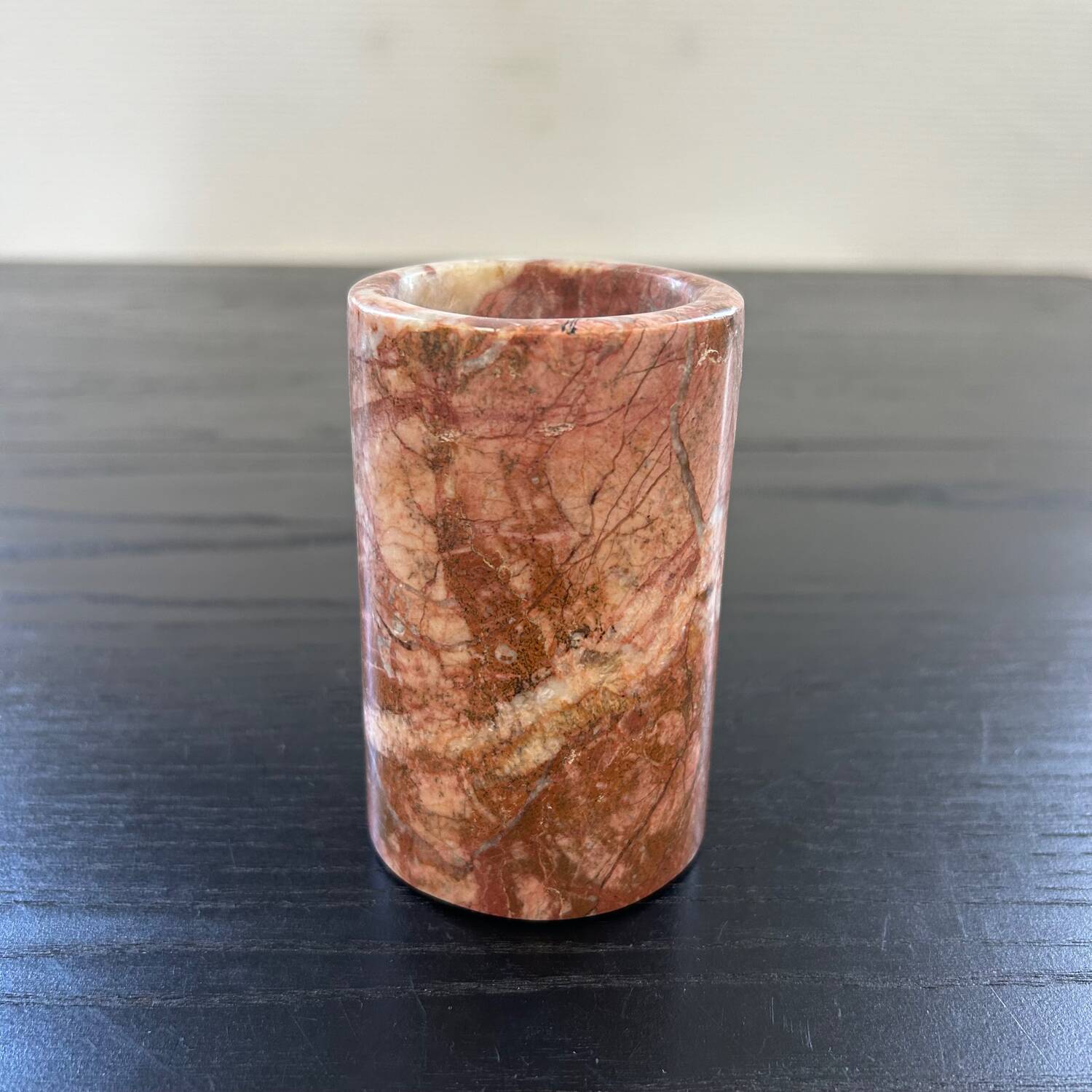Pink marble vase