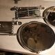 2 vintage accordion mirrors