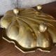 Empty pocket scallop in brass from the 50s