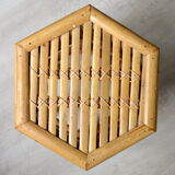 Bamboo plant holder stool