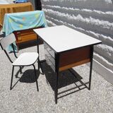 Desk and chair formica