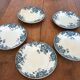 Flat plates Moulin des loups and Hamage "Marie-Louise"