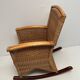 Rocking chair en rotin