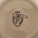 6 old soup plates