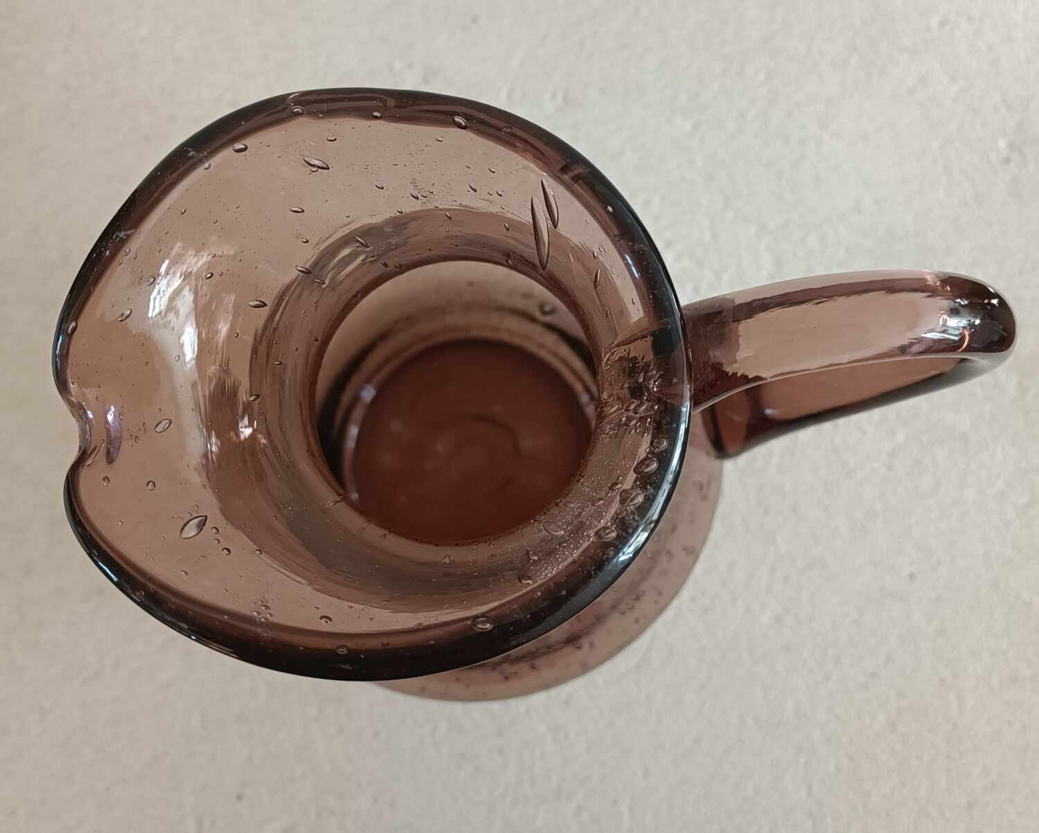 La Rochère blown glass pitcher