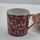 Set of 6 multicoloured moka cups in Limoges fine porcelain.