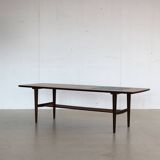 Vintage teak coffee table by wébé, van teeffelen