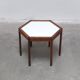 Rosewood 'Hexagon' side table by Hans Christian Andersen, 1960s