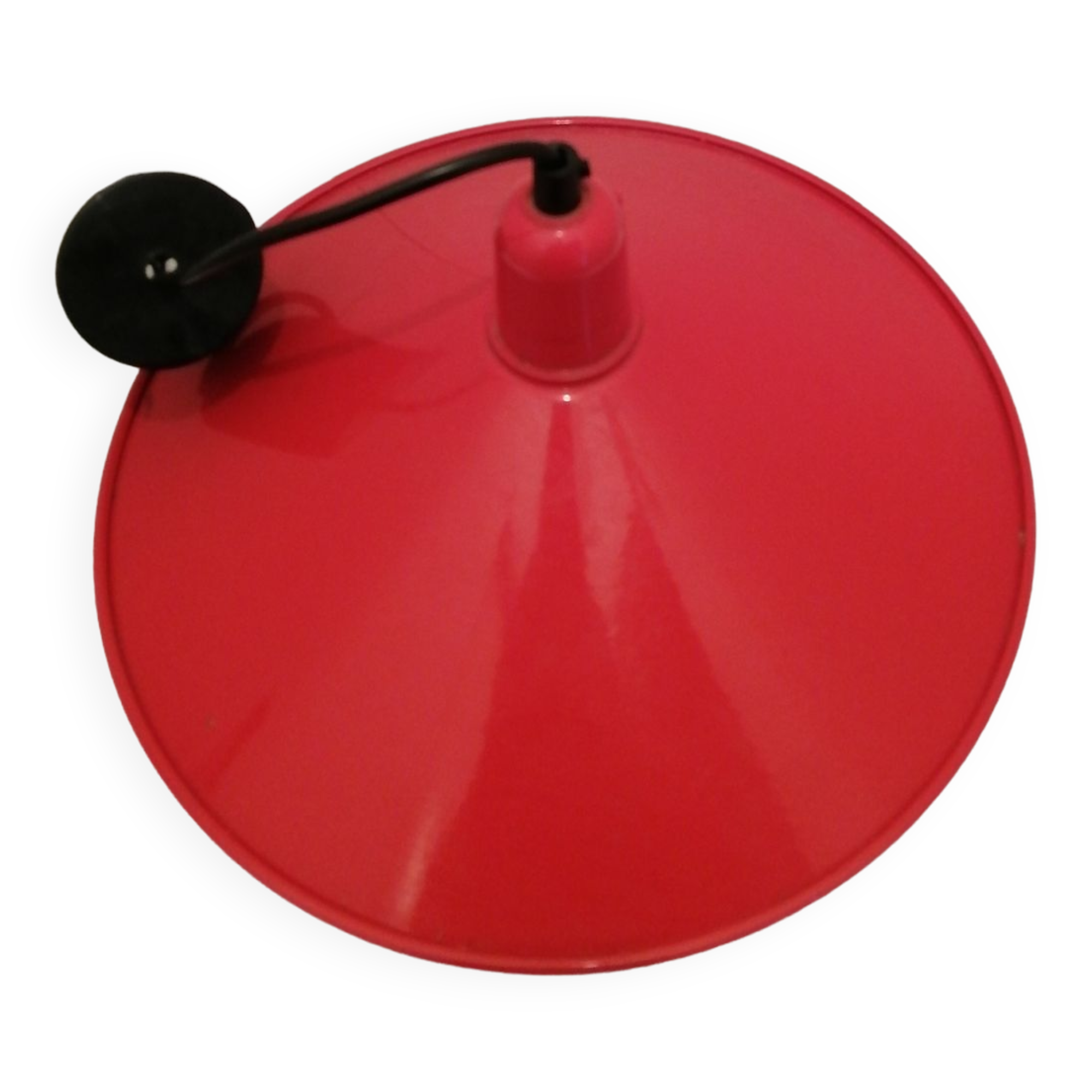 Enamelled sheet hanging lamp