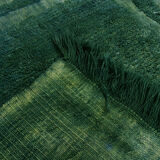 3x3 square green vintage rug 94x105cm