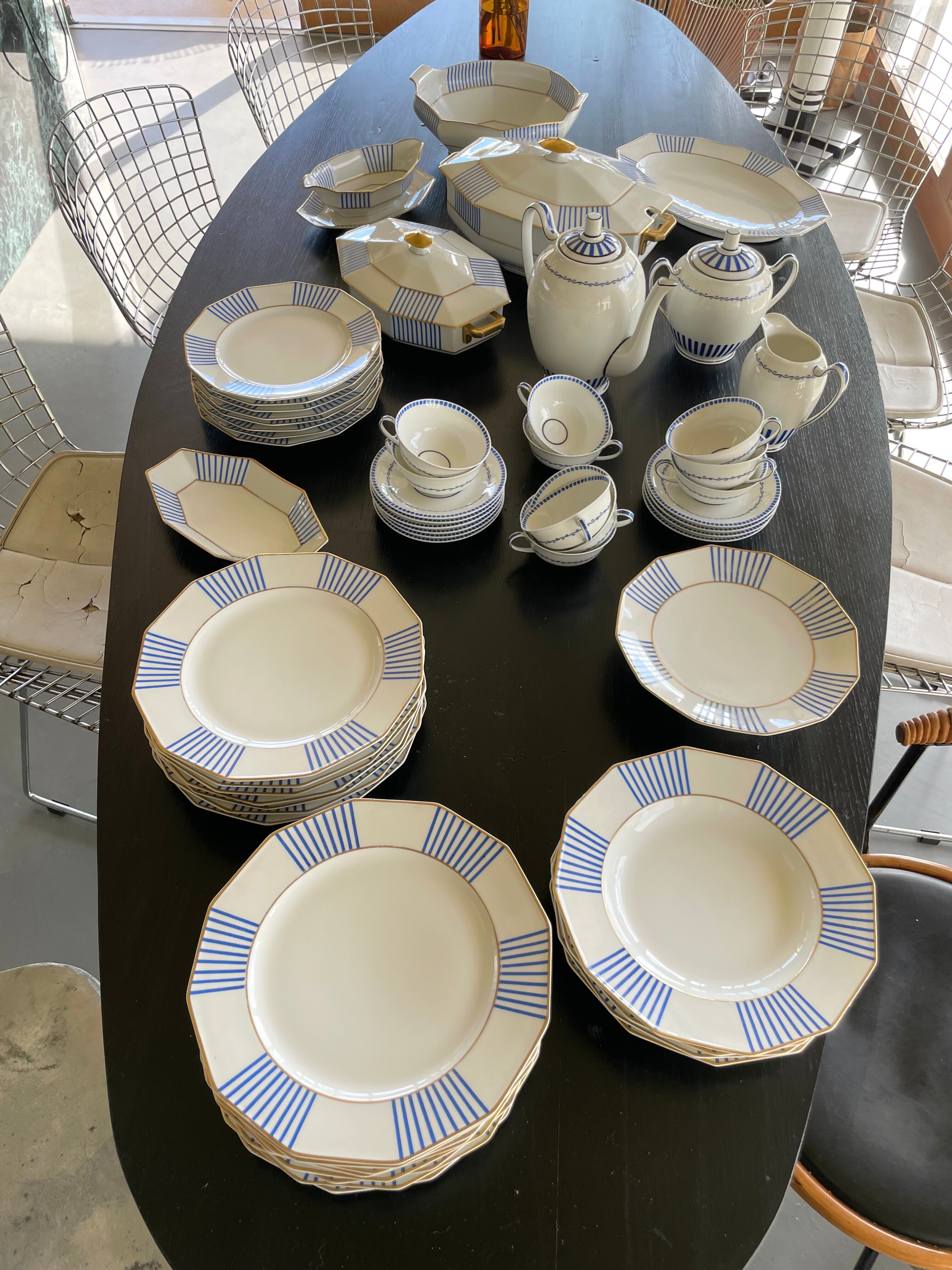 Set XXL crockery Limoges A.Lanternier