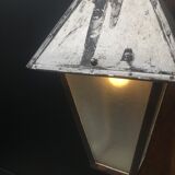 Lampadaire sur potence bois