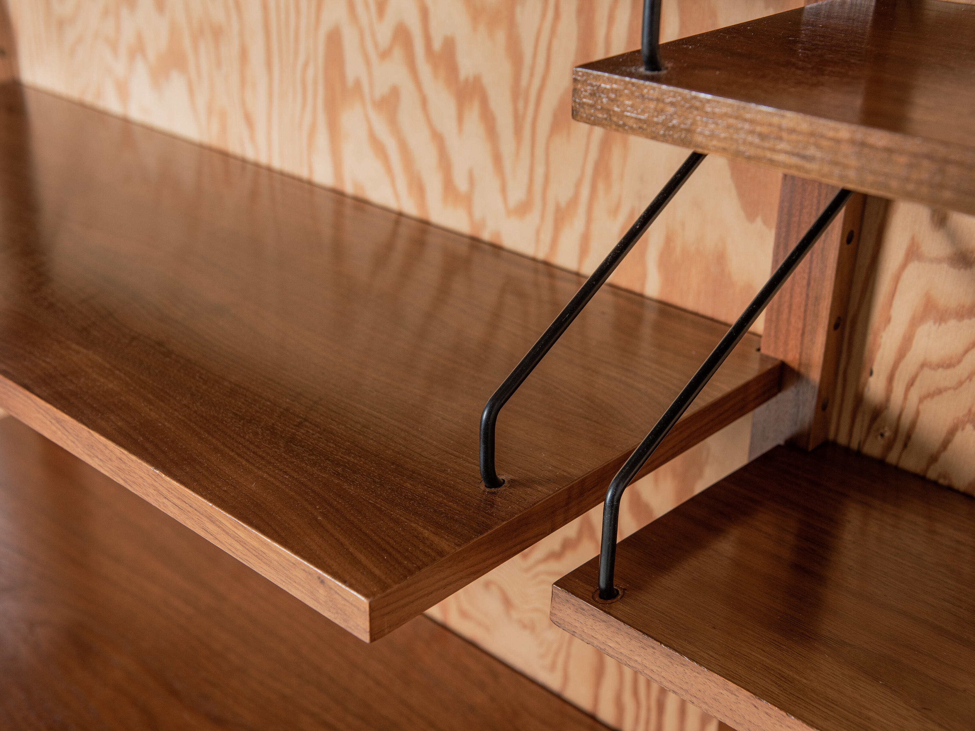 Midcentury Danish Royal wall system in teak by Poul Cadovius 1960s