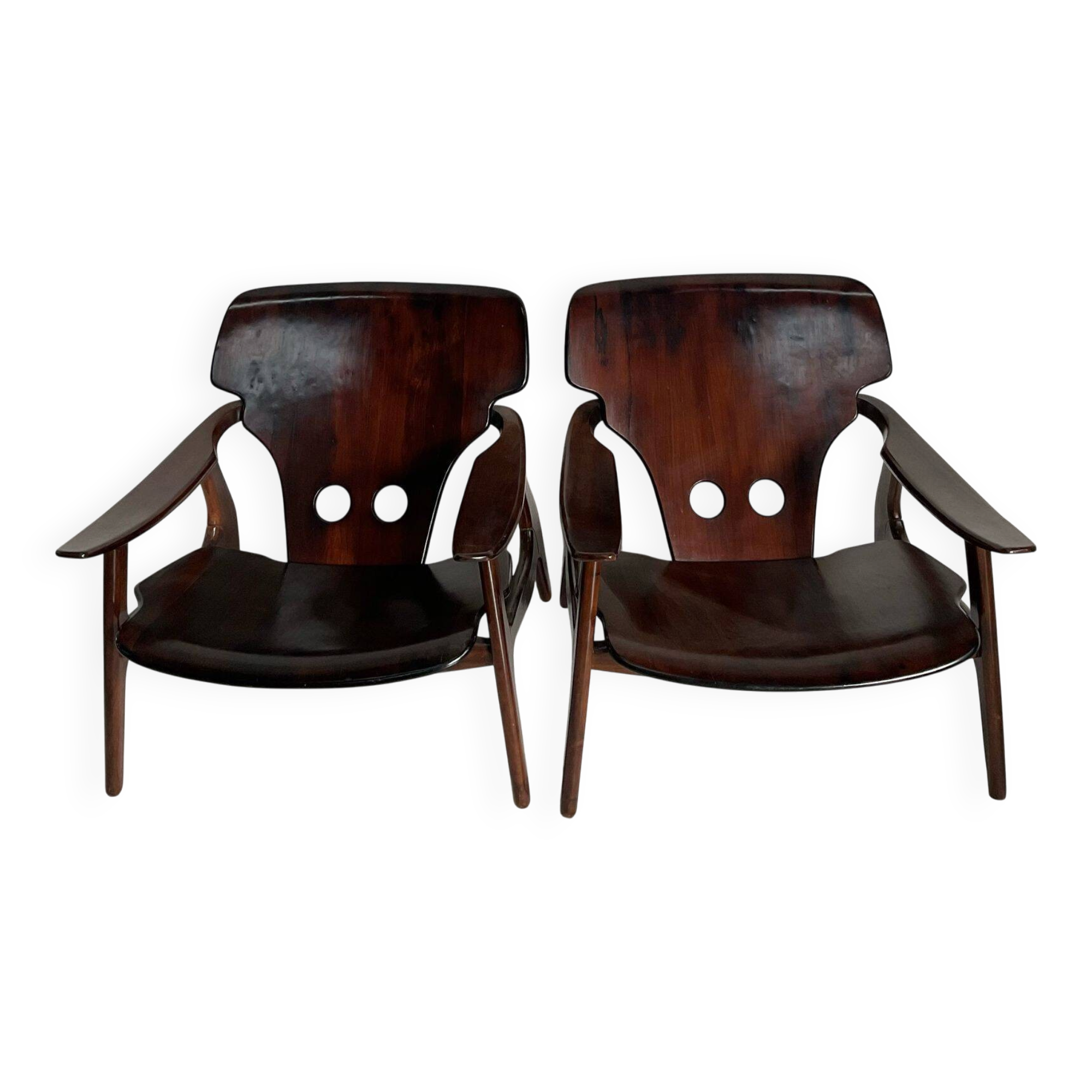 Paire de fauteuils Diz, Sergio Rodrigues