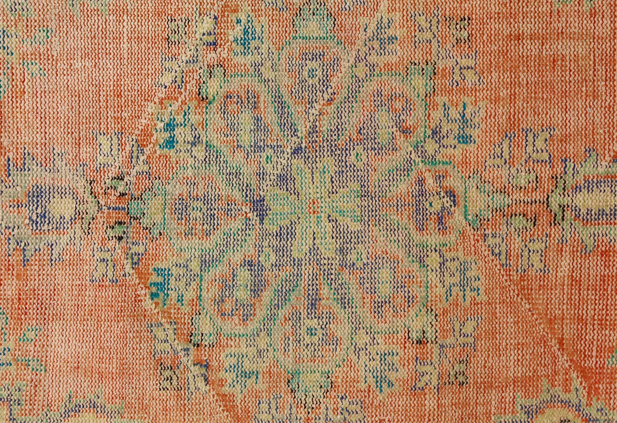 Anatolian handmade vintage rug 234 cm x 144 cm