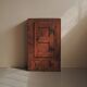 Mountain furniture in pine and larch, Folk art, Savoie, 19th century