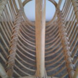 Rattan magazine holders