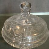 Crystal candy with a carved decoration