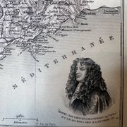 Map of the Alpes-Maritimes - Massena and Cassini, 27x31cm