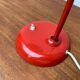 Red German table lamp mid-century 6556 by Christian Dell for Kaiser Idell, 1960s
