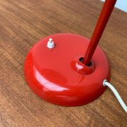 Red German table lamp mid-century 6556 by Christian Dell for Kaiser Idell, 1960s