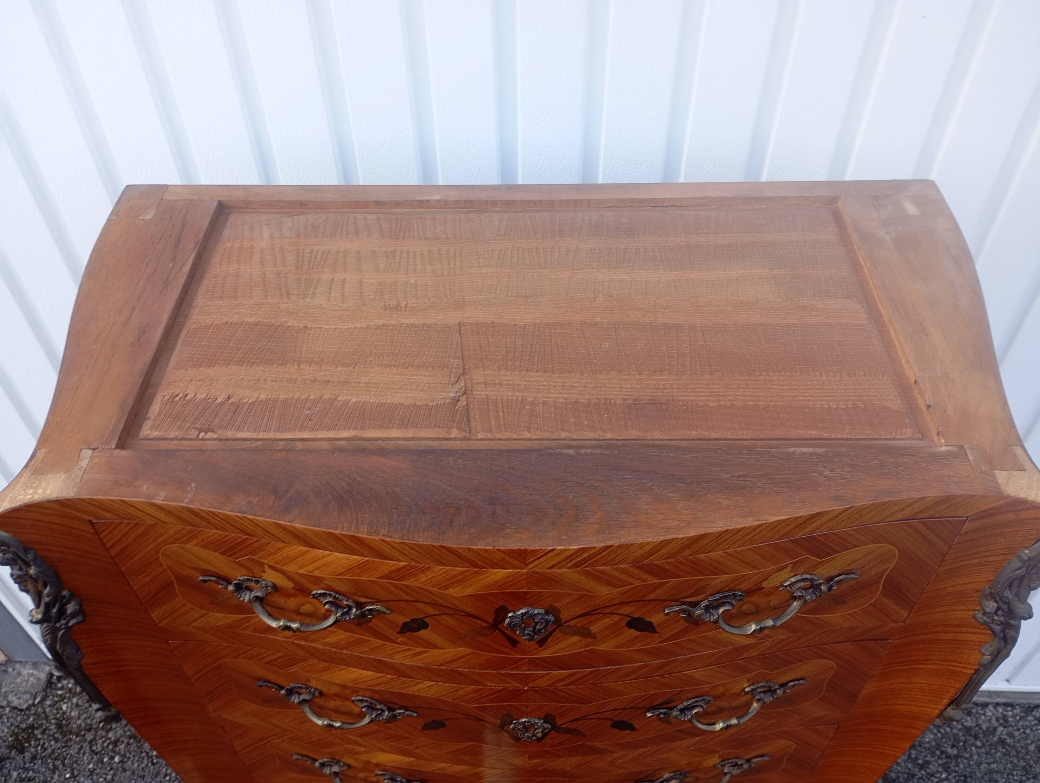 Louis XV style chest of drawers