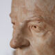 Buste d’artiste terracotta Nereo Quagliato 1970