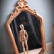 Miroir doré baroque