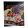 Vintage oil painting on canvas signed Darmanté – Still life with piano and flowers.