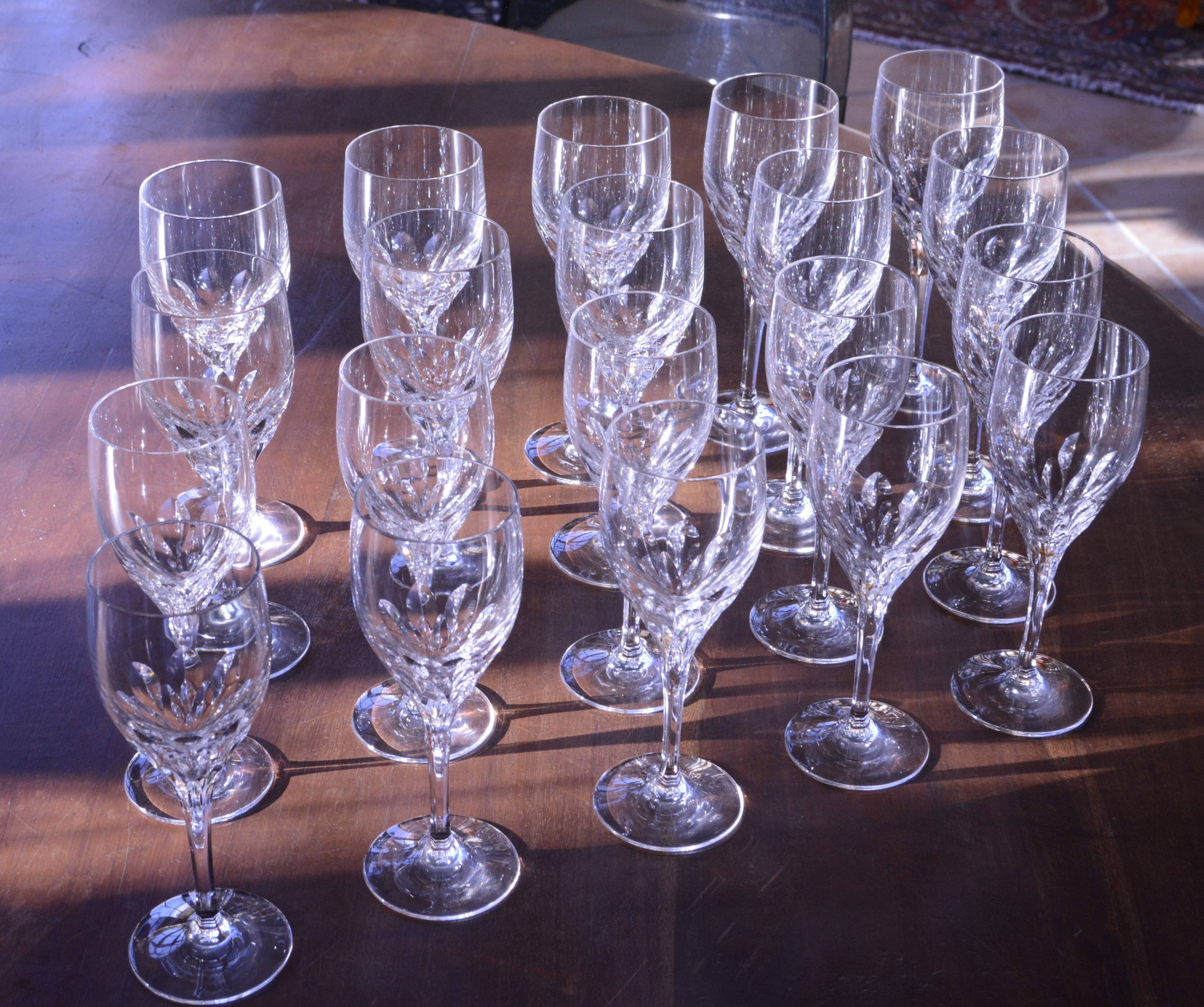 Set of 2x10 Nachtmann crystal glasses