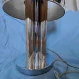Vintage 1970s metal tubular lamp