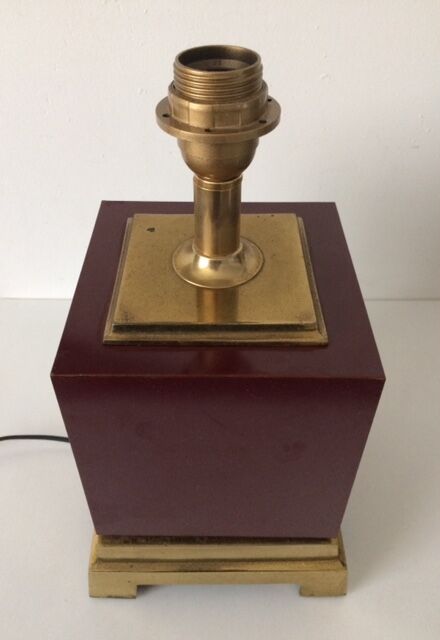 Brass lamp and formica 1970