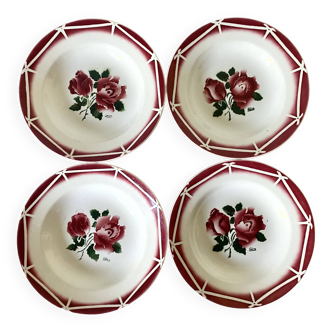 Digoin sarreguemines soup plates, cibon model